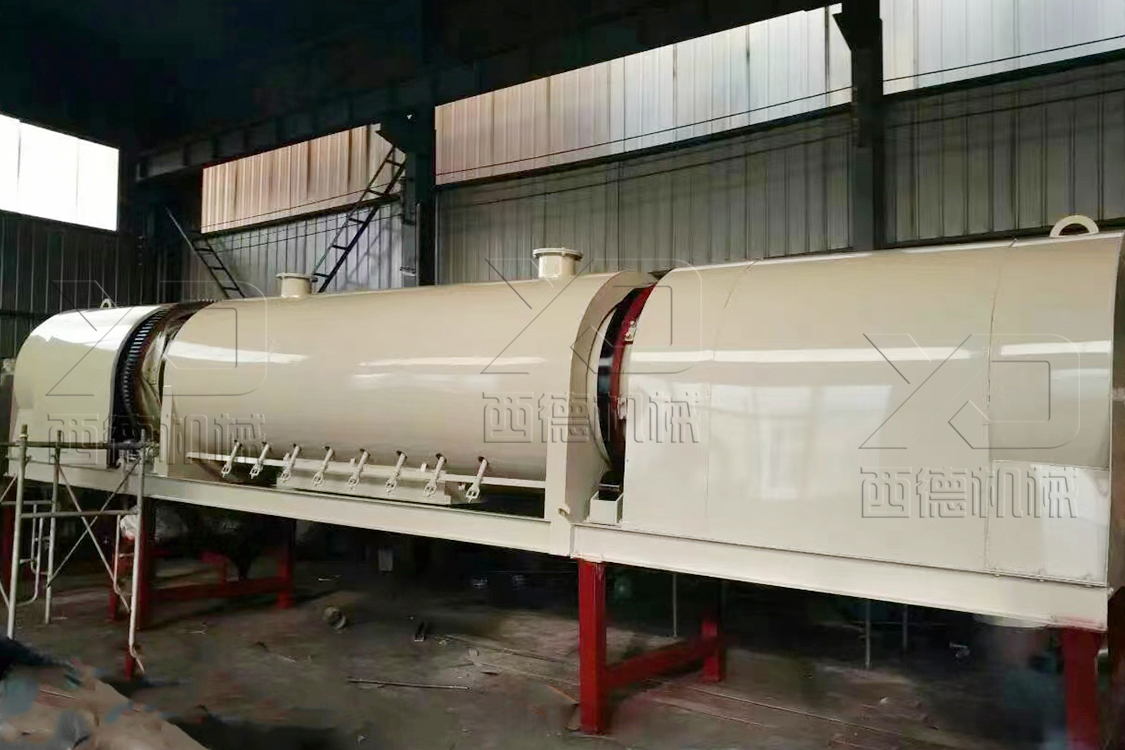 貴州生物質(zhì)連續(xù)式炭化爐現(xiàn)場